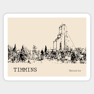 Timmins Ontario Sticker